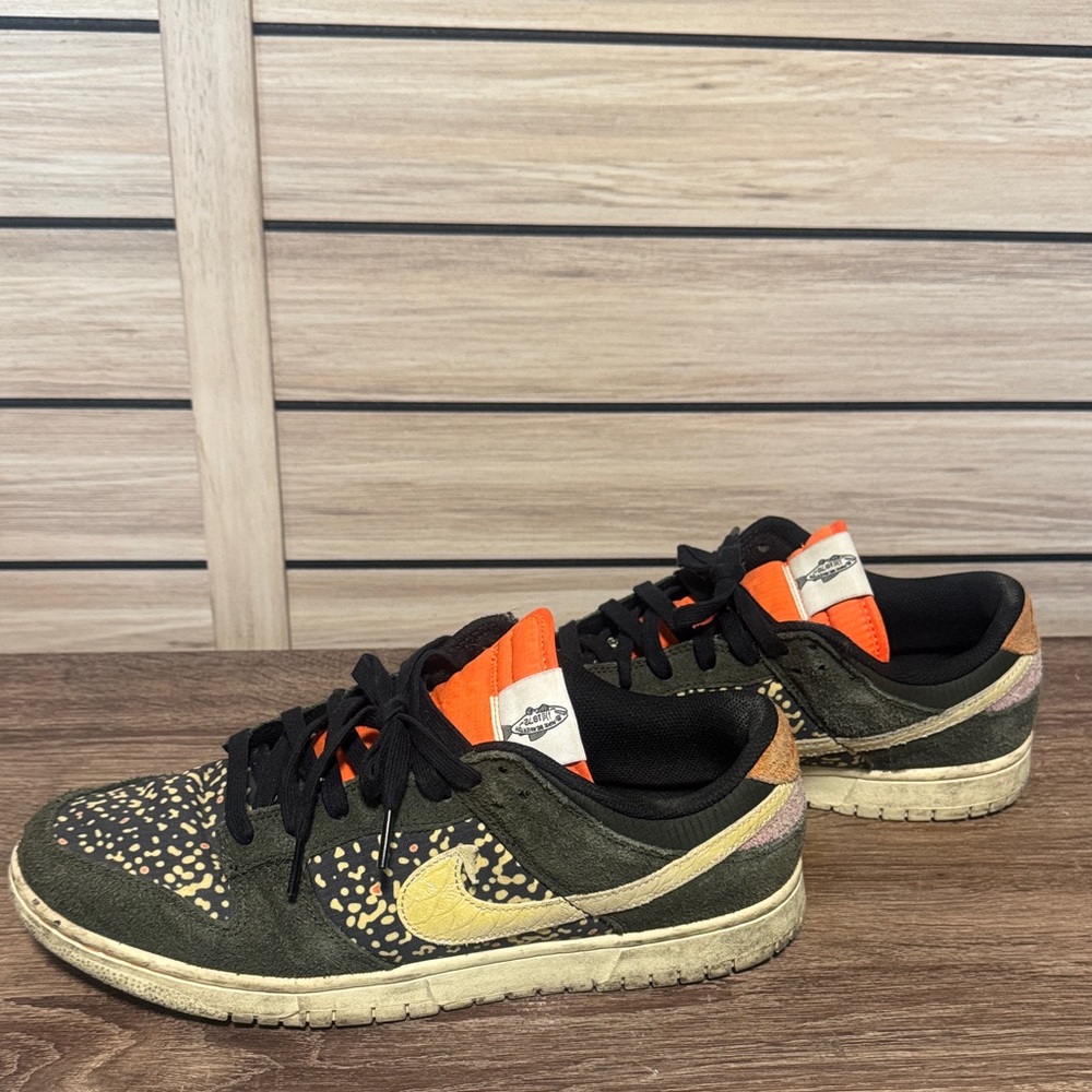 Nike Sneakers with Orange and Black Details
